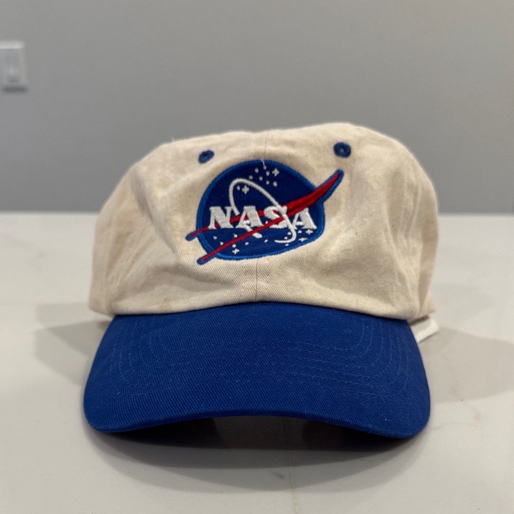 NASA Logo Cap with Blue Brim